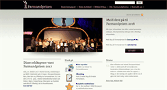 Desktop Screenshot of farmandprisen.no